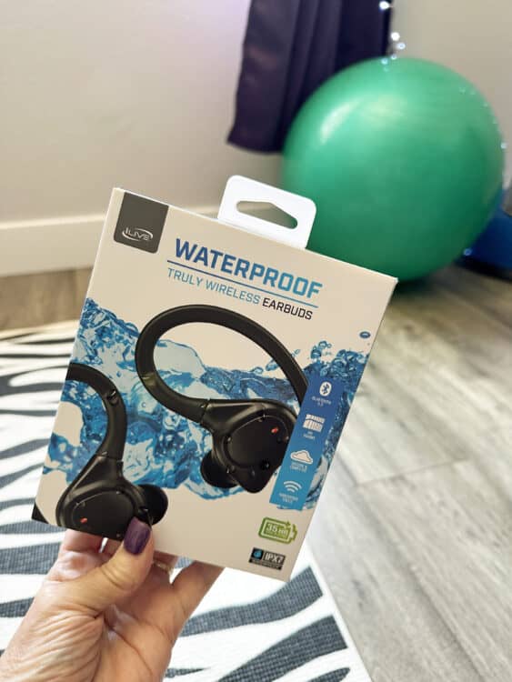 iLive waterproof earbuds for sweaty yoga sessions