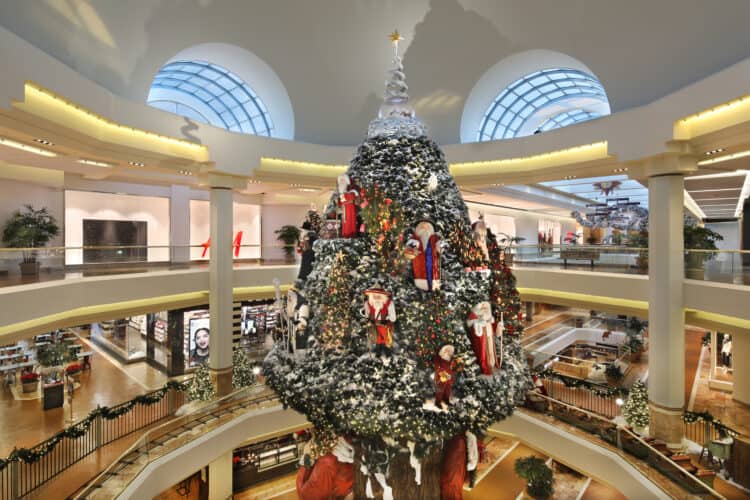 christmas tree at south coast plaza 