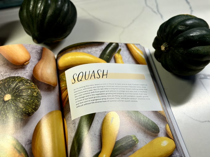 acorn squash and plant forward book of easy plant-based recipes