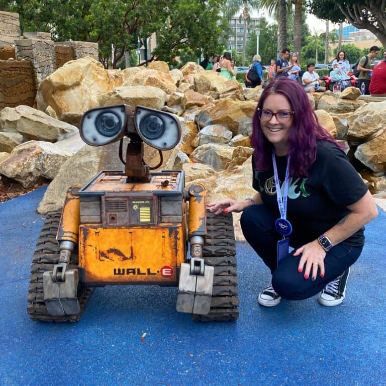 me and Wall-E at D23 Expo