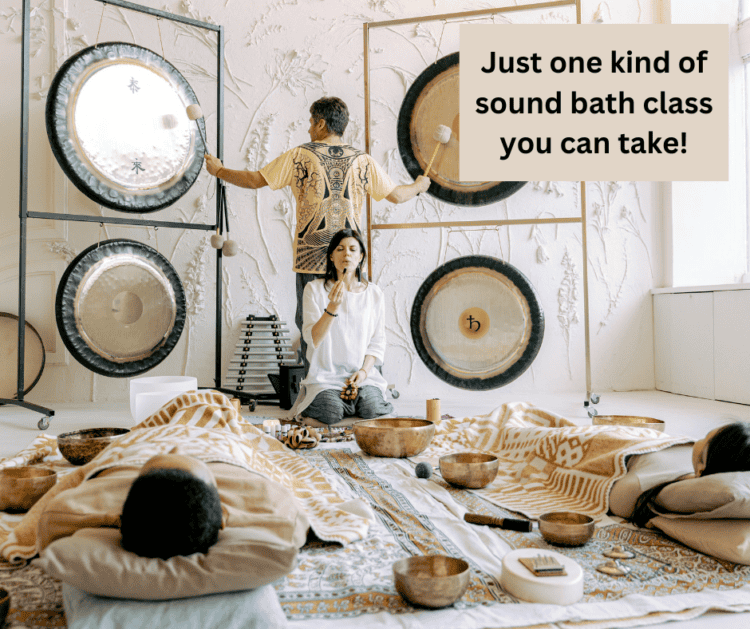 pamper mom for mother's day with a sound bath class