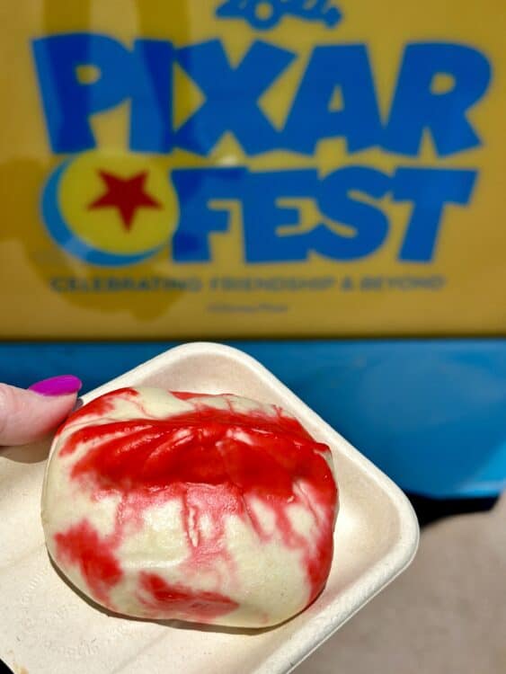 bao bun at pixar fest 2024 marketplace turning red