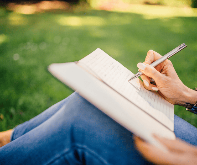 how to be creative by writing or journaling