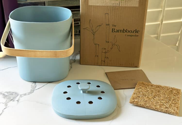 indoor kitchen compost bin by bamboozle