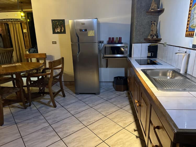 kitchen in our suite at hotel costa verde