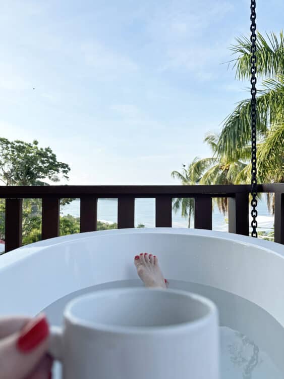 balcony at hotel costa verde