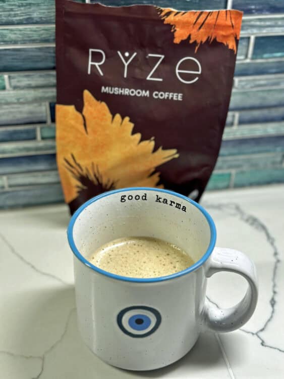 drinking mushroom coffee with this easy mushroom coffee recipe