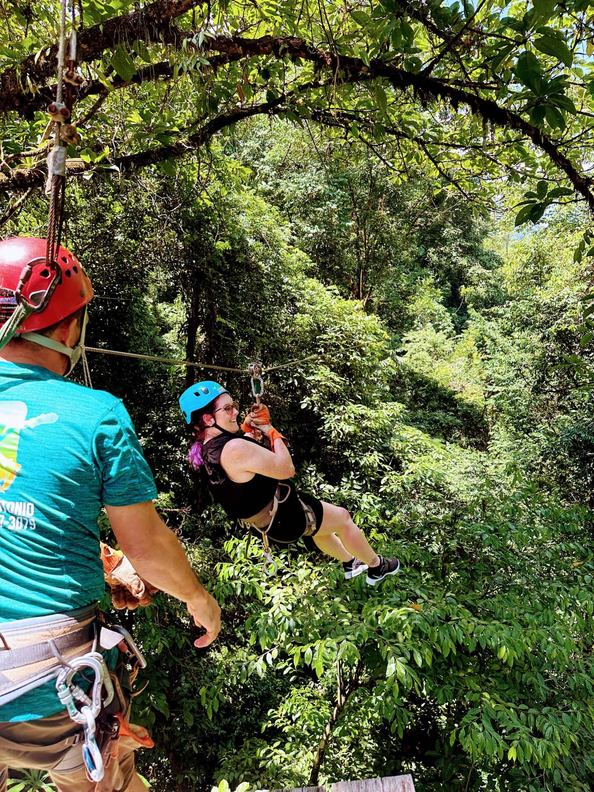 me ziplining in manuel antonio costa rica