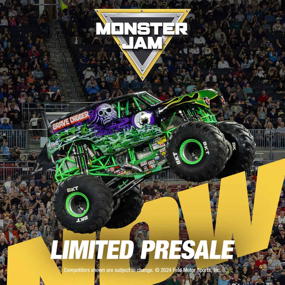 Pre-Sale Tickets for Monster Jam® in Anaheim in Early 2025