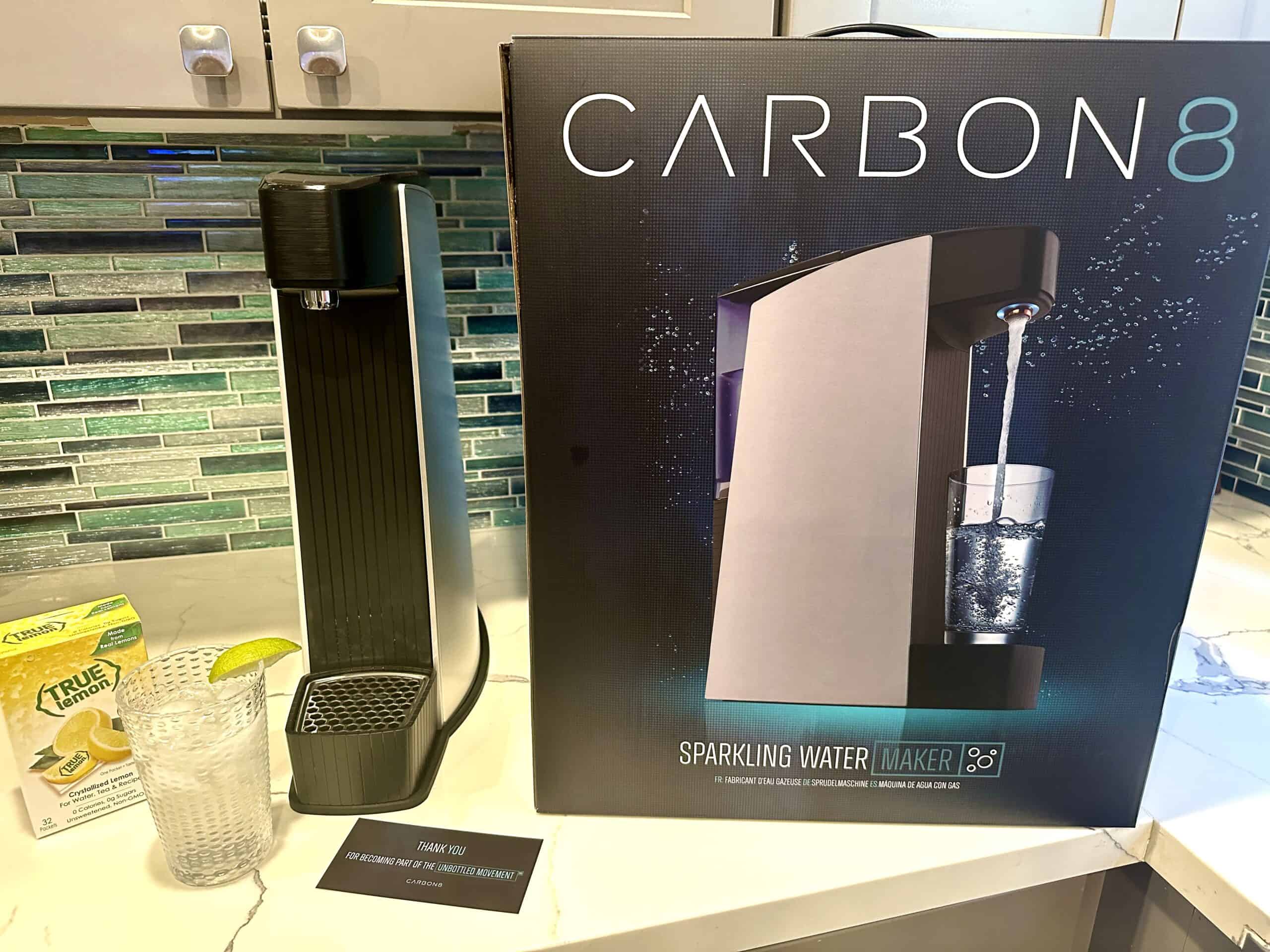 healthy sparkling water recipes with the Carbon8