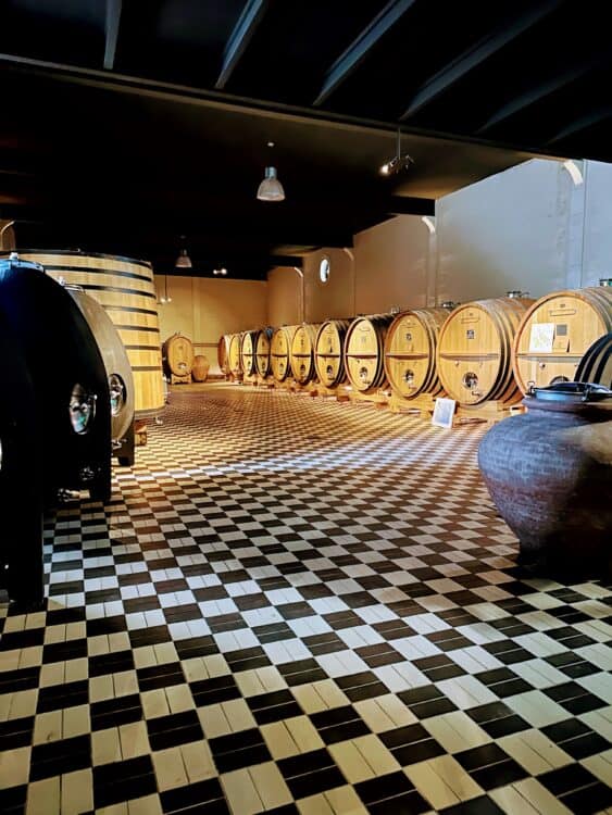 inside a french winery tour in chablis france