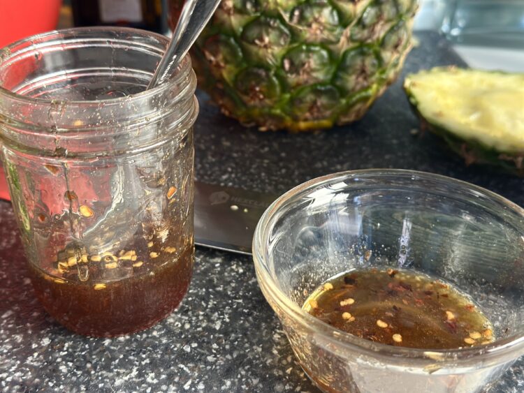 hot agave syrup for the spicy pineapple margarita recipe