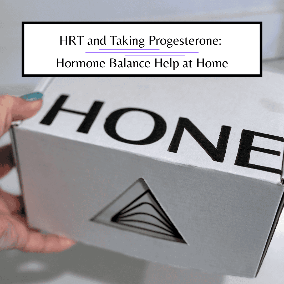 HRT and Taking Progesterone: Hormone Balance Help with Hone Health at Home