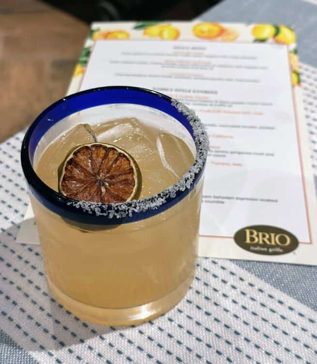 cocktails at the brio grand reopening party in Rancho Cucamonga