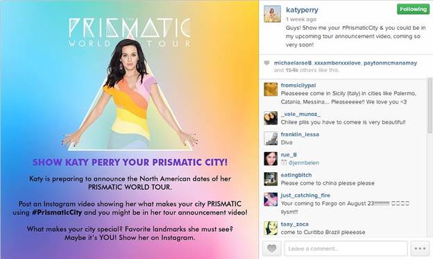 Katy Perry Prismatic tour