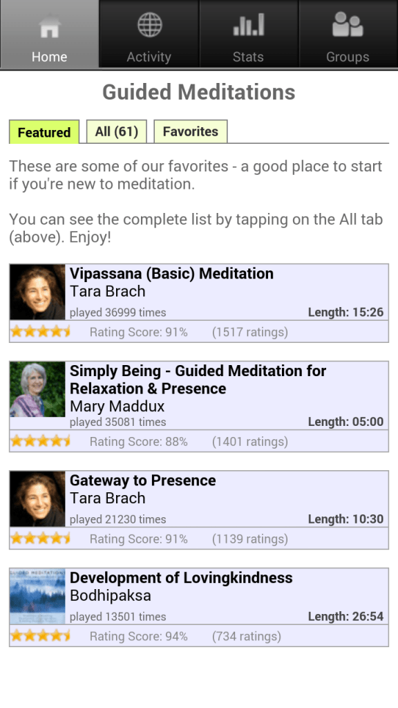 guided meditation app