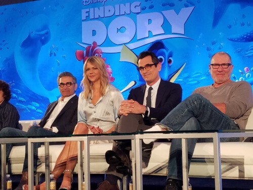 Interviewing the cast of Finding Dory