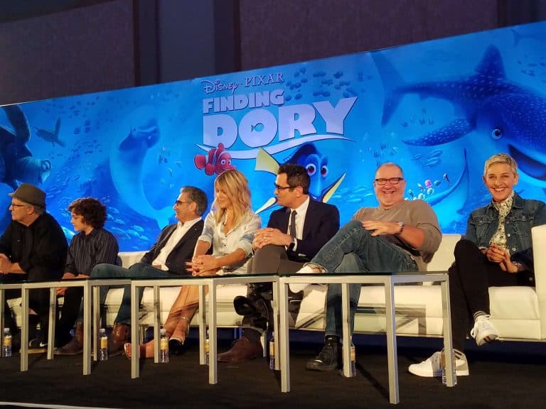 Interviewing the cast of Finding Dory