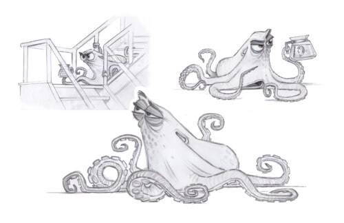 hank the cantankerous octopus