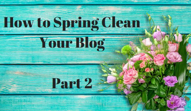 how to spring clean your blog